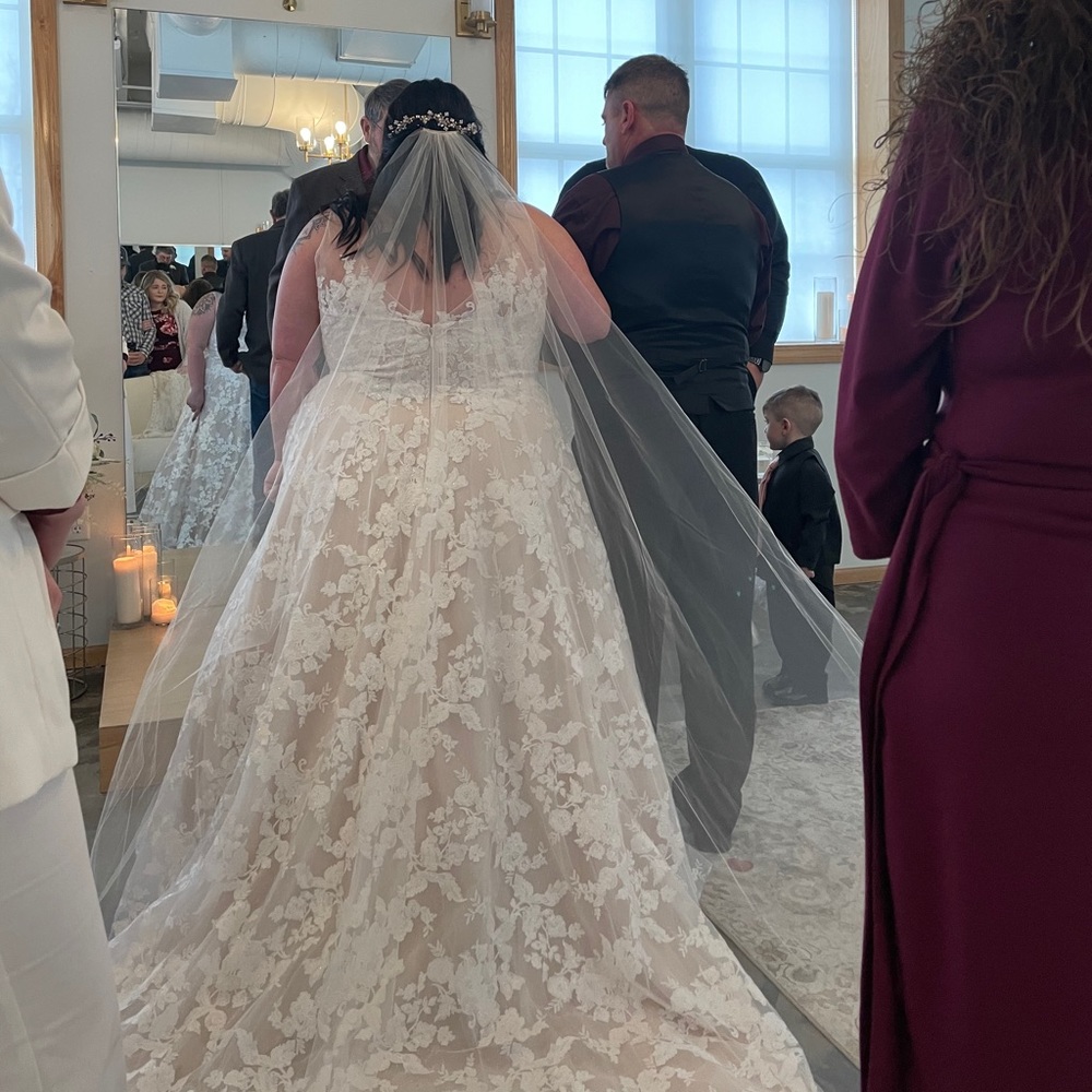 Size 26 wedding dress, brand All My Heart